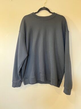Banana Republic Men's Crewneck Sweatshirt - Charcoal Gray